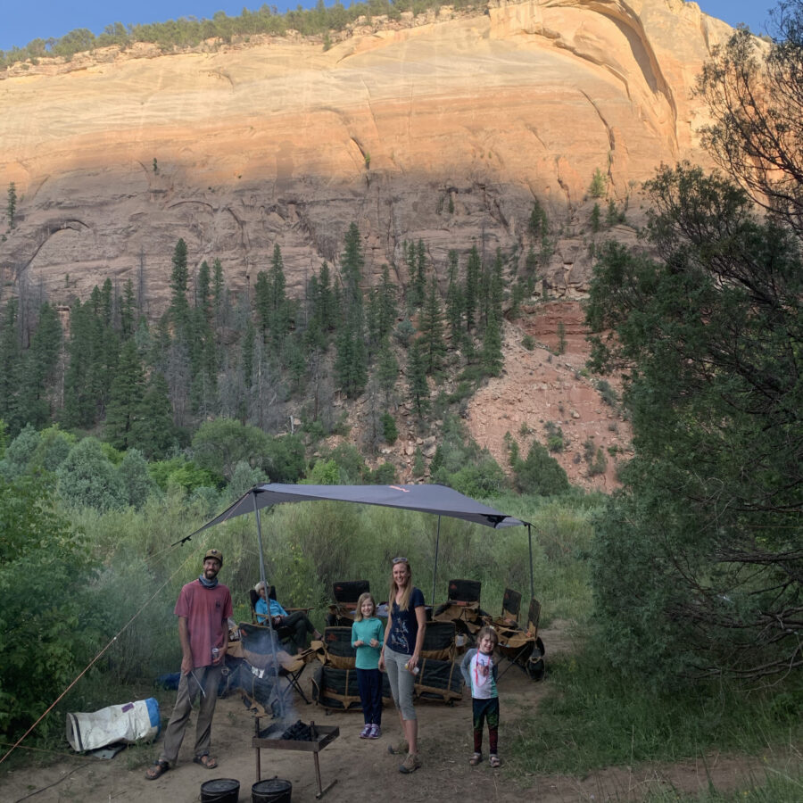Chama wall, Rio Chama, New Mexico